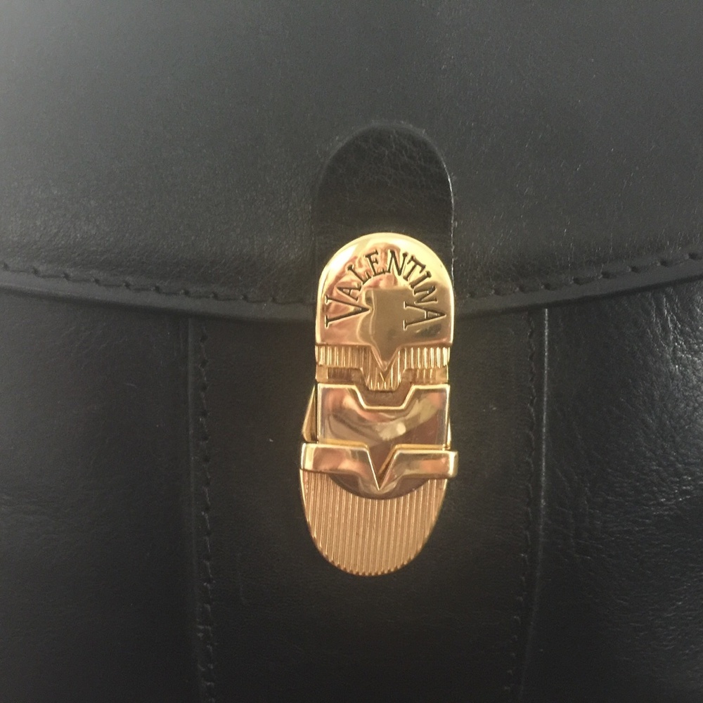 Valentina black crossbody purse